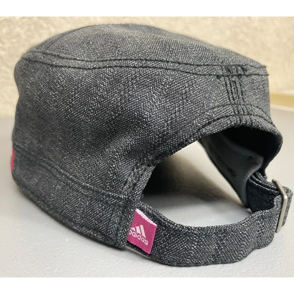 Adidas Women's Army Cap Hat Sparkle Glitter Gray Pink White Adjustable